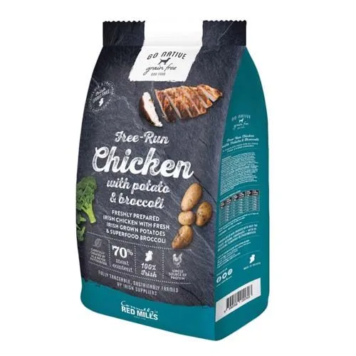 GO NATIVE Chicken with Potato and Broccoli 12kg ultra prémium kutyatáp 70% hústartalommal