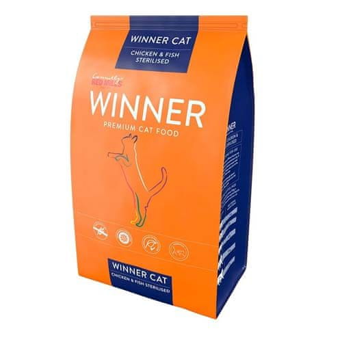 WINNER PREMIUM WINNER Cat Adult STERILISED Chicken & Fish 10kg prémium macskaeledel - csirke és hal