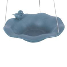 Zolux Kerámia tál tápra vagy vízre 48cm/26cm kék fordros