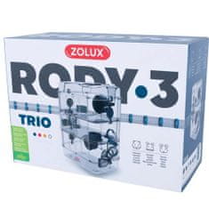 Zolux RODY3 SA ketrec TRIO kék 410x270x530mm