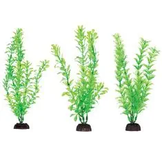 PENN PLAX Műnövény 20,3cm szett 6db három fajta zöld növény kettesével