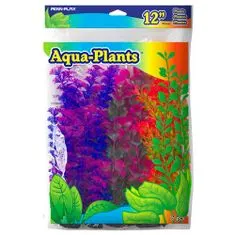PENN PLAX Műnövény 30,5cm szett 6db három fajta színes növény kettesével
