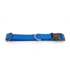 COBBYS PET Állítható textil kutya nyakörv 35-50cm/20mm kék