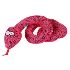 EBI COOCKOO Reggie sípoló játék - kígyó 140x10x10cm rózsaszín