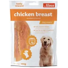 LES FILOUS CHICKEN BREAST 100g szárított csirkehús