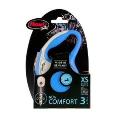 Flexi New Comfort XS zsinór 3m kék 8 kg-ig