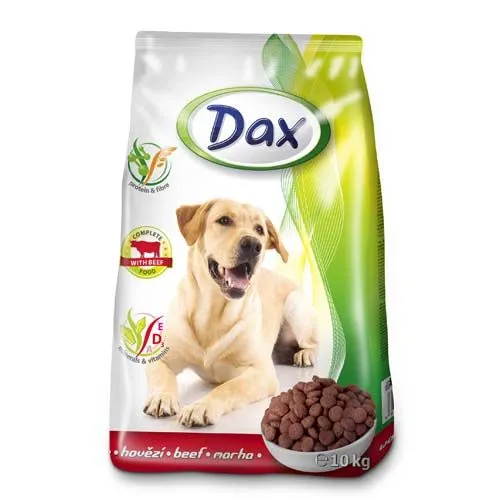 DAX Dog Dry 10kg Beef marhahúsos granulált kutyatáp