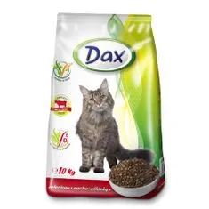 DAX Cat Dry 10kg Beef-Vegetables granulált cicatáp marhahús zöldséggel