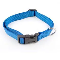 COBBYS PET Állítható textil kutya nyakörv 35-50cm/20mm kék