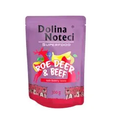 DOLINA NOTECI SUPERFOOD 300g őz és marhahús kutyáknak 80% hús