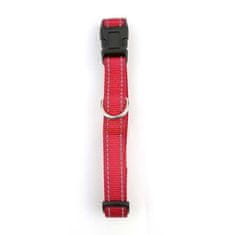 COBBYS PET Állítható reflex textil nyakörv 40-55cm/25mm piros