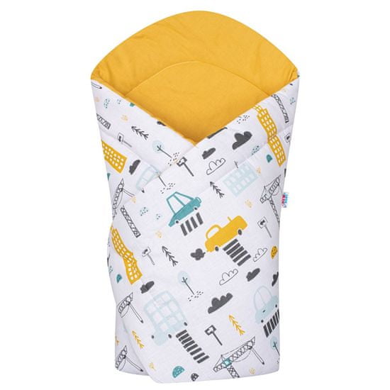 NEW BABY Baby wrap City mustár