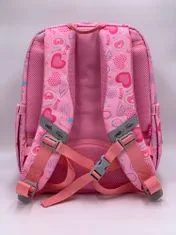 Klarion Gyönyörű ergonomikus rózsaszín iskolatáska Amina - készlet