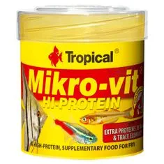 TROPICAL Mikro-vit Hi-Protein 50ml/32g magas fehérjetartalmú ivadék táp