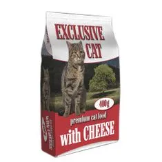 EXCLUSIVE CAT Cheese 400g sajtos granulált macskatáp