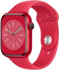 Apple Watch Series 8 Cellular, 45mm (PRODUCT)RED Aluminium Case with (PRODUCT)RED Sport Band MNKA3CS/A