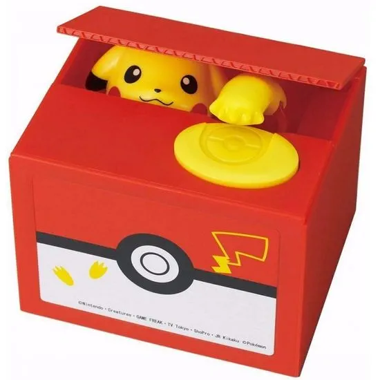 Northix Elektronikus Pokémon pénzes doboz Pikachuval