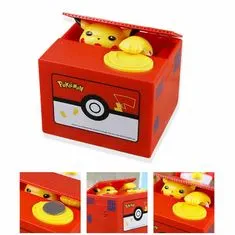 Northix Elektronikus Pokémon pénzes doboz Pikachuval 