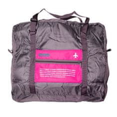 Northix Összecsukható táska tárolótáskával - rózsaszín 