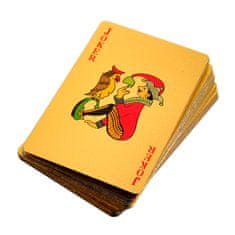 Northix Kártyák dobozban – 24K aranyozású kártyapakli 