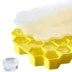 Northix Szilikon jégkocka forma - sárga 
