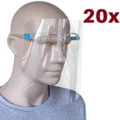 IZMAEL 20x Védőpajzs szemüveggel
