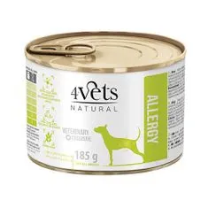 4VETS NATURAL VETERINARY EXCLUSIVE ALLERGY Lamb 185g ételintoleranciával szenvedő kutyáknak (Bárány)