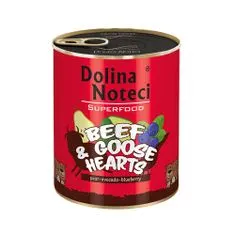 DOLINA NOTECI SUPERFOOD 800g marha- és libaszív kutyáknak 80% hús