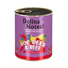 DOLINA NOTECI SUPERFOOD 800g őz- és marhahús kutyáknak 80% hús