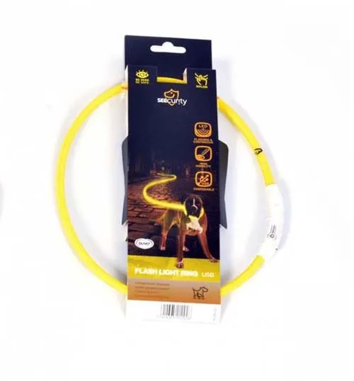 Duvo+ LED világító nyakörv USB töltővel 65cm