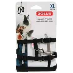 Zolux póráz és hám rágcsáloknak XL fekete