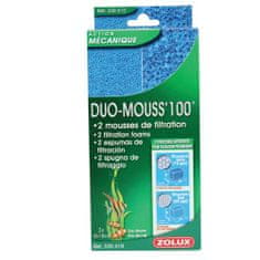 Zolux DUO-MOUSS 100 szűrőszivacs 100x100x65mm 2db