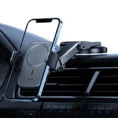 Joyroom JR-ZS295 Dashboard MagSafe mágneses autós telefontartó 15W, fekete