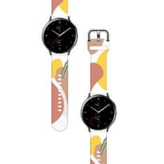 TKG Samsung Galaxy Watch6 / Watch6 Classic okosóra szíj - Strap Moro color 7 színes szilikon szíj (szíj szélesség: 20 mm)