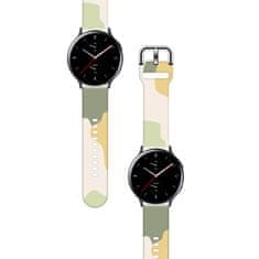 TKG Samsung Galaxy Watch6 / Watch6 Classic okosóra szíj - Strap Moro color 14 színes szilikon szíj (szíj szélesség: 20 mm)