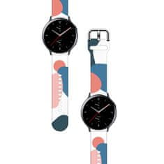 TKG Huawei Watch GT / GT2 / GT2 Pro (42 mm) okosóra szíj - Strap Moro color 10 színes szilikon szíj (szíj szélesség: 20 mm)