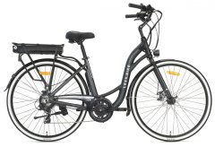 Elektromos kerékpár LESS.BIKE | Urban city LF 4.0 | 18'', 18, fekete