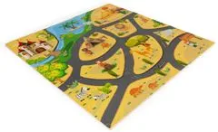 ECOTOYS Safari habszivacs puzzle szélekkel
