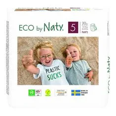ECO by Naty PANTS Eldobható pelenkázó bugyi 5 (12-18 kg) 20 db