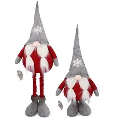 Chomik Gnome, karácsonyi törpe állítható lábakkal - XXL 64/90 cm