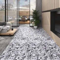 Greatstore 146561 PVC Flooring Planks 5,02 m² 2 mm Self-adhesive Grey Pattern
