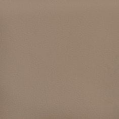 Greatstore kávészínű műbőr lábzsámoly 60 x 50 x 41 cm