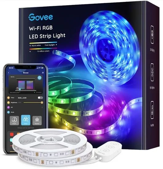 Govee WiFi RGB Smart LED szalag, 10m