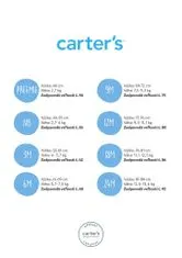Carter's CARTER teste dl. Hüvely barna tengerész fiú 4db NB / 56-os méret