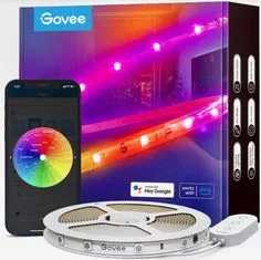 Govee WiFi RGBIC Smart PRO LED szalag, 5m - extra tartós
