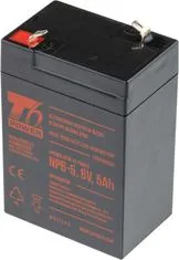 T6 power Akkumulátor NP6-5, 6V, 5Ah