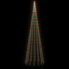 shumee kúp alakú karácsonyfa 1134 színes LED-del 230 x 800 cm
