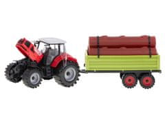 Aga Mezőgazdasági jármű vontató pótkocsival + fakupacok