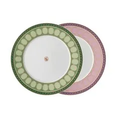 Rosenthal ROSENTHAL SWAROVSKI SIGNUM FERN + ROSE tányérkészlet 23 cm