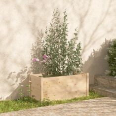 Greatstore tömör fenyőfa kerti virágtartó 100 x 50 x 50 cm